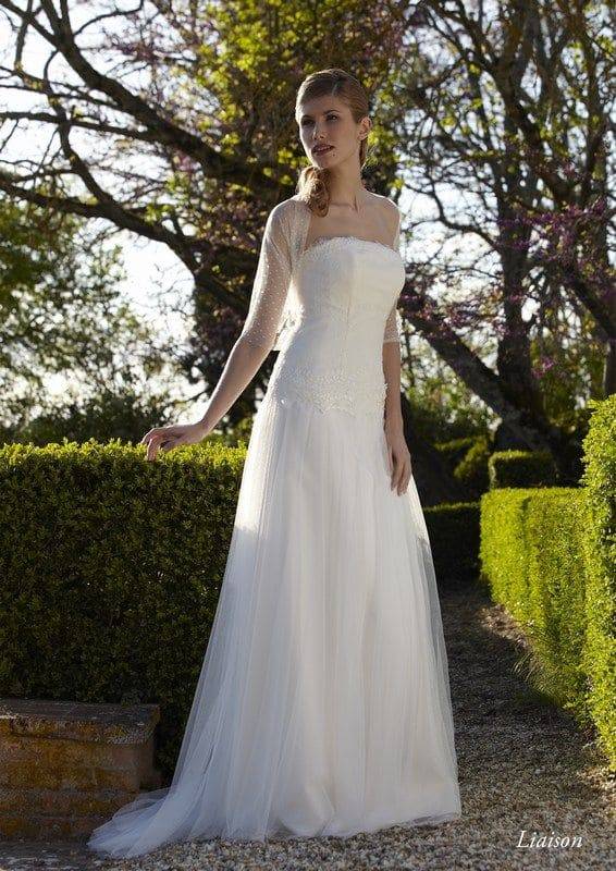 Liaison, une robe de mariée des Créations Bochet