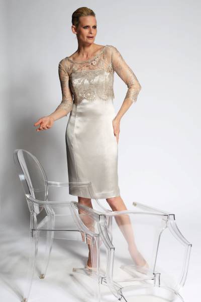 DESTOCKAGE robes de cocktail et cérémonie Paule Vasseur, pour les mères chics, classiques et élégantes.