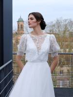Notre zone d'activité pour ce service Création sur-mesure d’un ensemble tailleur pantalon femme en écrue pour cérémonie de mariage